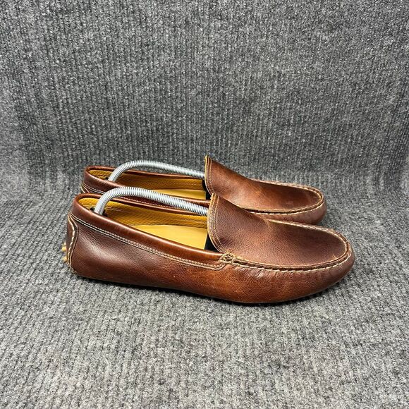 Sperry Top Sider Gold Cup Meridian Driver Driving Loafer Brown Leather Shoes 11 - Picture 1 of 8